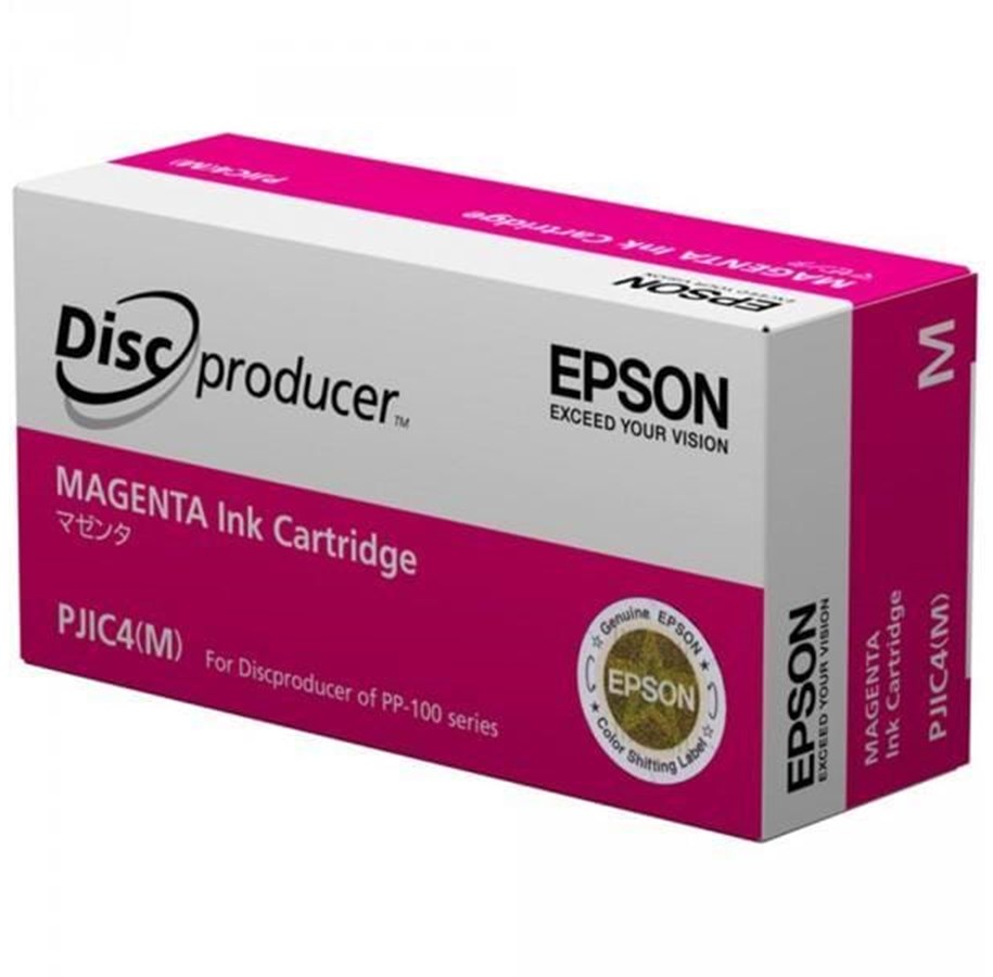 Mustepatruunat, värikasetit ja lisävarusteet - Epson PJIC4M - Mustepatruuna Magenta - C13S020450