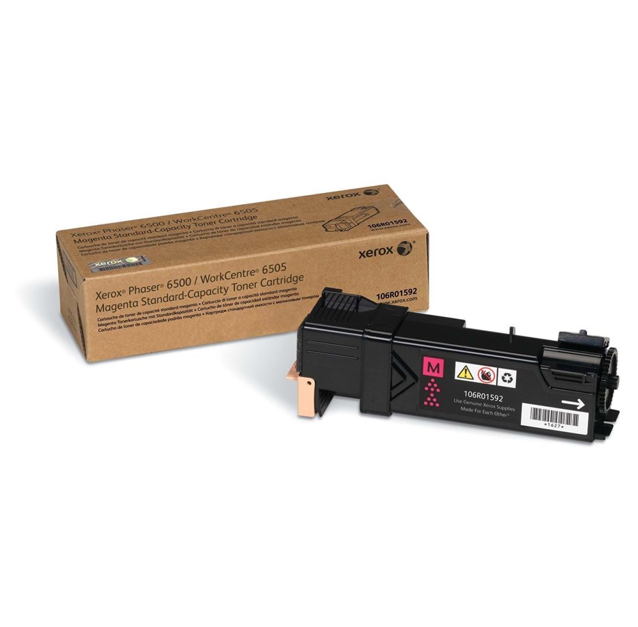 Mustepatruunat, värikasetit ja lisävarusteet - Xerox Toneri - Laser värikasetti Magenta - 106R01592