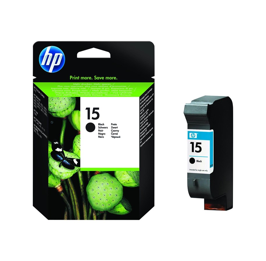 Mustepatruunat, värikasetit ja lisävarusteet - HP 15 / C6615DE Musta Ink - Mustepatruuna musta - C6615DE