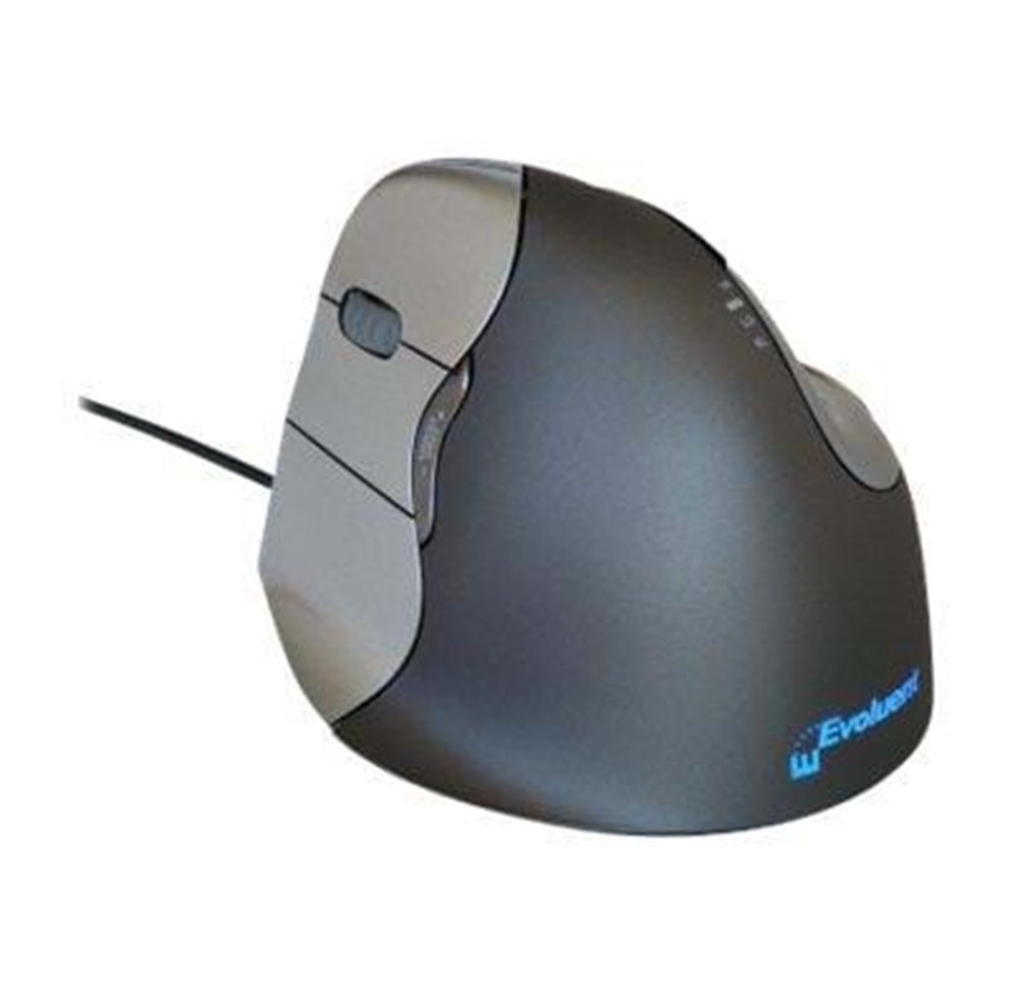 Hiiret - Evoluent VerticalMouse 4 Left - Ergonominen hiiri - Laser - 6 painiketta - Harmaa - VM4L