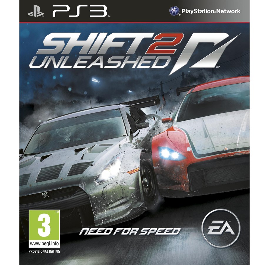 Pelit - Need for Speed Shift 2: Unleashed - Sony PlayStation 3 - 12 - Kilpa-ajo - 5030945092711