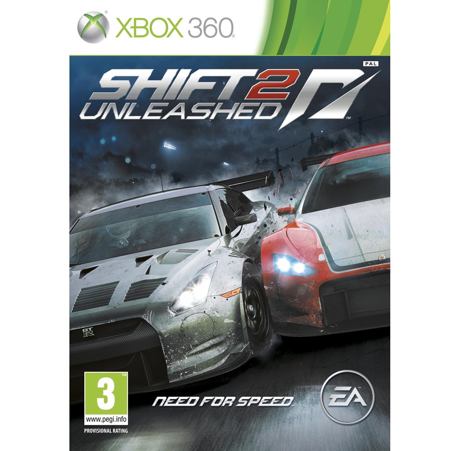 Pelit - Need for Speed Shift 2: Unleashed - Microsoft Xbox 360 - 12 - Kilpa-ajo - 5030945095545