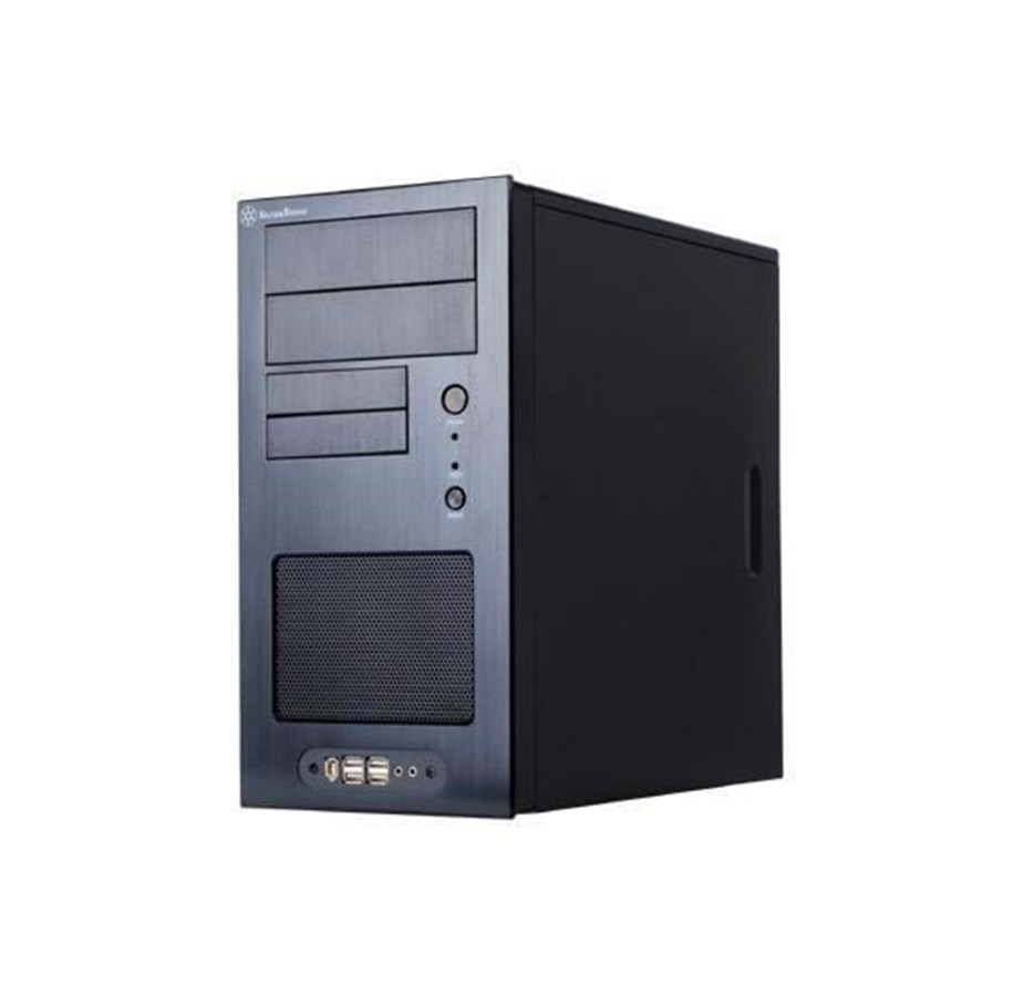 Kotelot - SilverStone Temjin TJ08B-E USB 3.0 - Kotelot - Minitower - Musta - SST-TJ08B-E USB 3.0