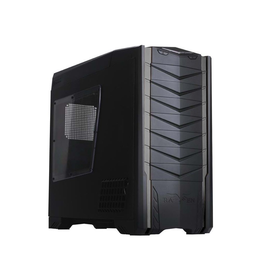 Kotelot - SilverStone Raven RV03B-WA USB 3 Black - Kotelot - Miditower - Musta - SST-RV03B-WA USB 3.0