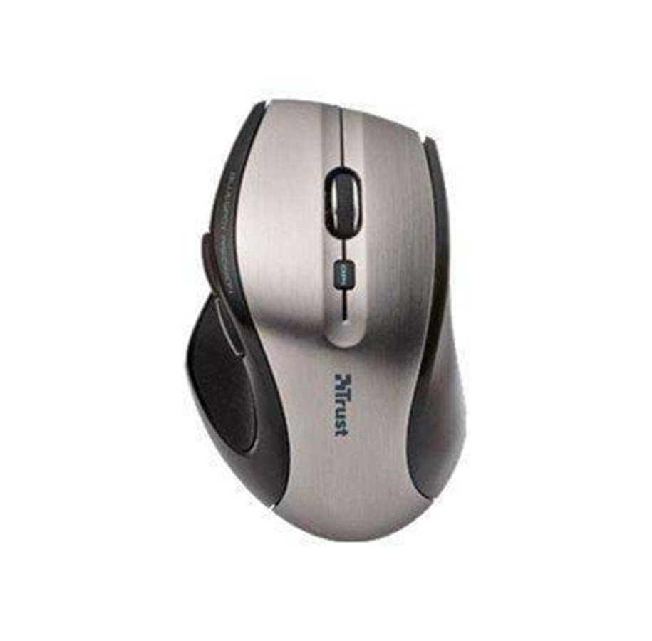 Hiiret - Trust MaxTrack Wireless Mini Mouse - Hiiri - Optinen - 6 painiketta - Hopea - 17177
