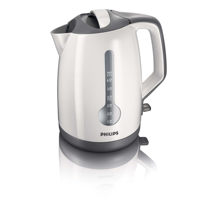 Vedenkeitin - Philips Vedenkeitin HD4649/00 Mini - Valkoinen/harmaa - 2400 W - HD4649/00