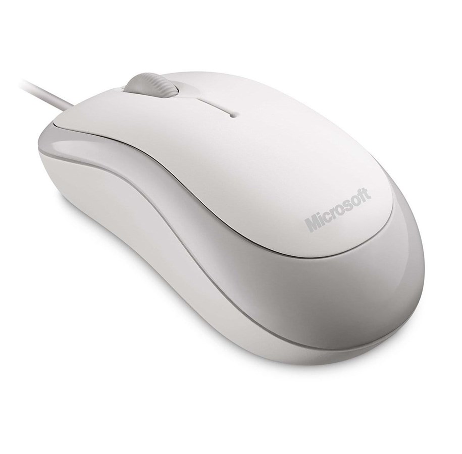 Hiiret - Microsoft Basic Optical Mouse - White - Hiiri - Optinen - 3 painiketta - Valkoinen - 4YH-00008