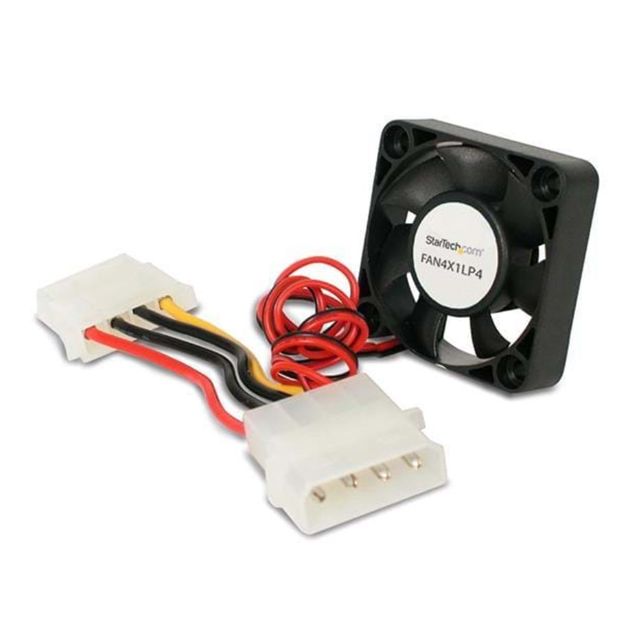 Kotelotuuletin - StarTech.com Case Fan 40mm - FAN4X1LP4 - Kotelotuuletin - 40mm - musta - FAN4X1LP4