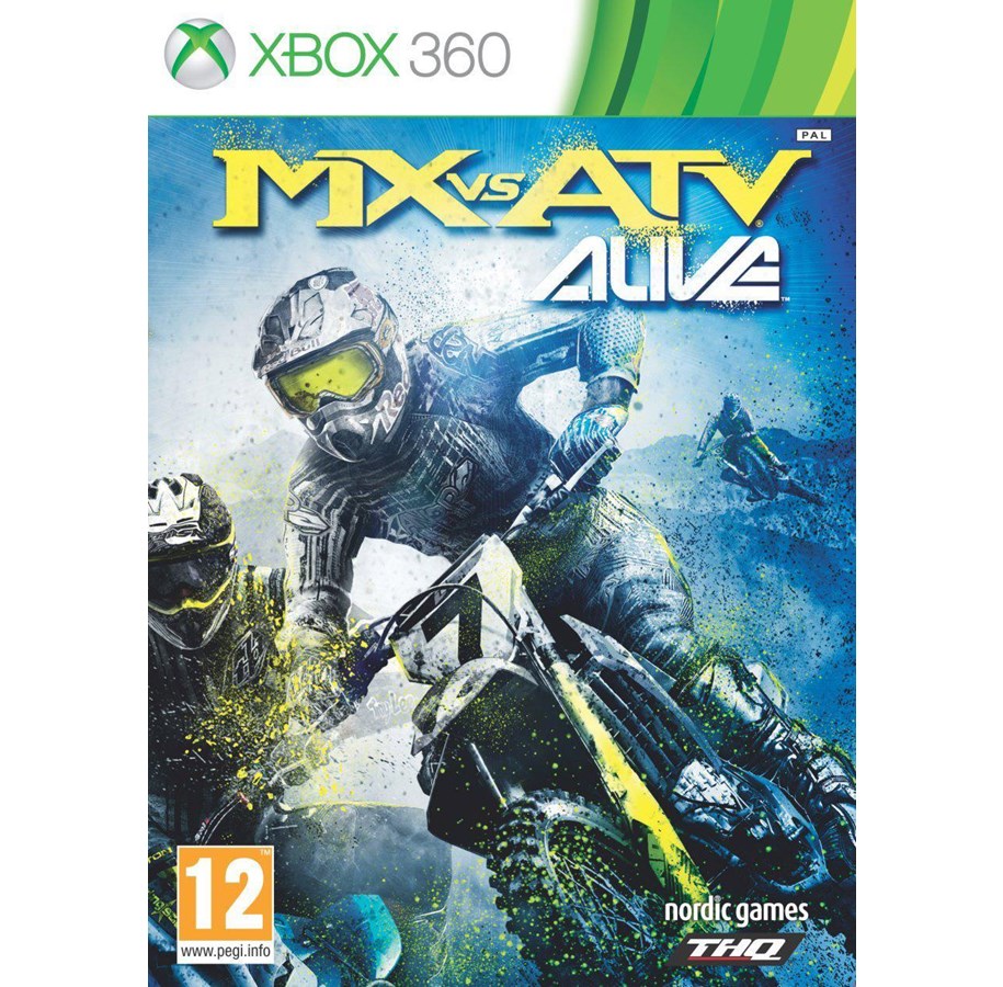 Pelit - MX vs ATV Alive - Microsoft Xbox 360 - 12 - Kilpa-ajo - 4005209147811