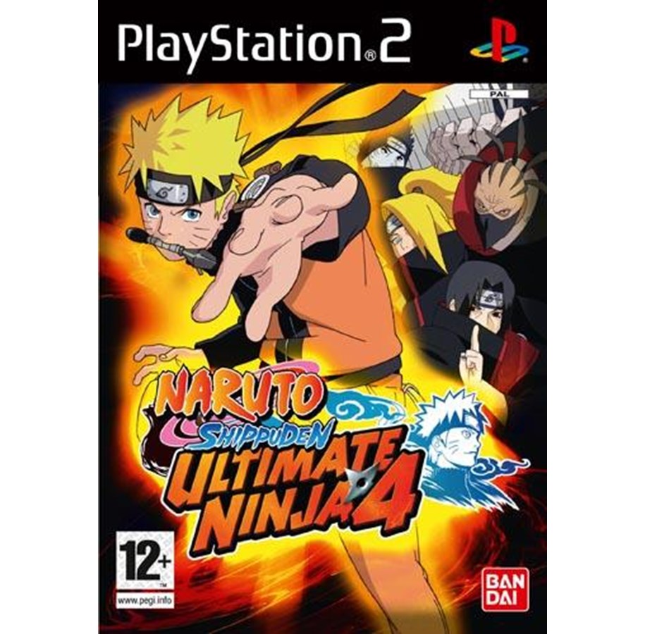 Pelit - Naruto Shippuden Ultimate Ninja 4 - Sony PlayStation 2 - Taistelu - 3296580807208