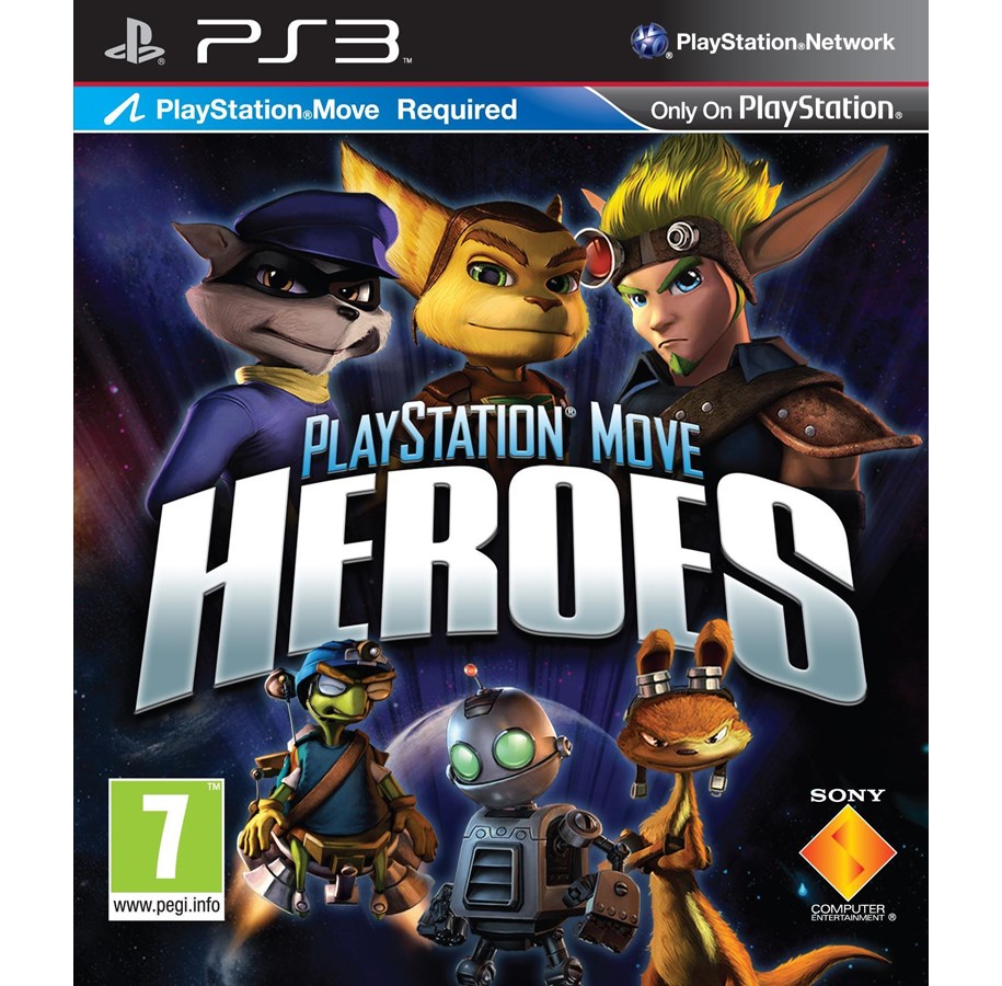 Pelit - Playstation Move Heroes - Sony PlayStation 3 - Toiminta/Seikkailu - 711719156680
