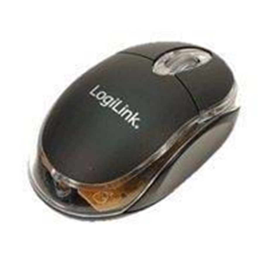 Hiiret - LogiLink Hiiri optinen USB Mini LED-valolla - Hiiri - Optinen - 3 painiketta - ID0010