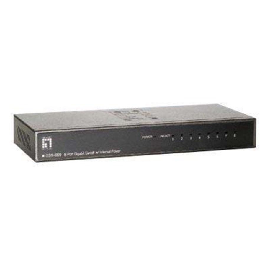 Kytkimet - LevelOne GSW-0809 - kytkin - 8 porttia - 530809