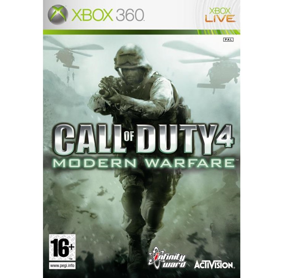 Pelit - Call of Duty 4: Modern Warfare - Microsoft Xbox 360 - FPS - 5030917056406