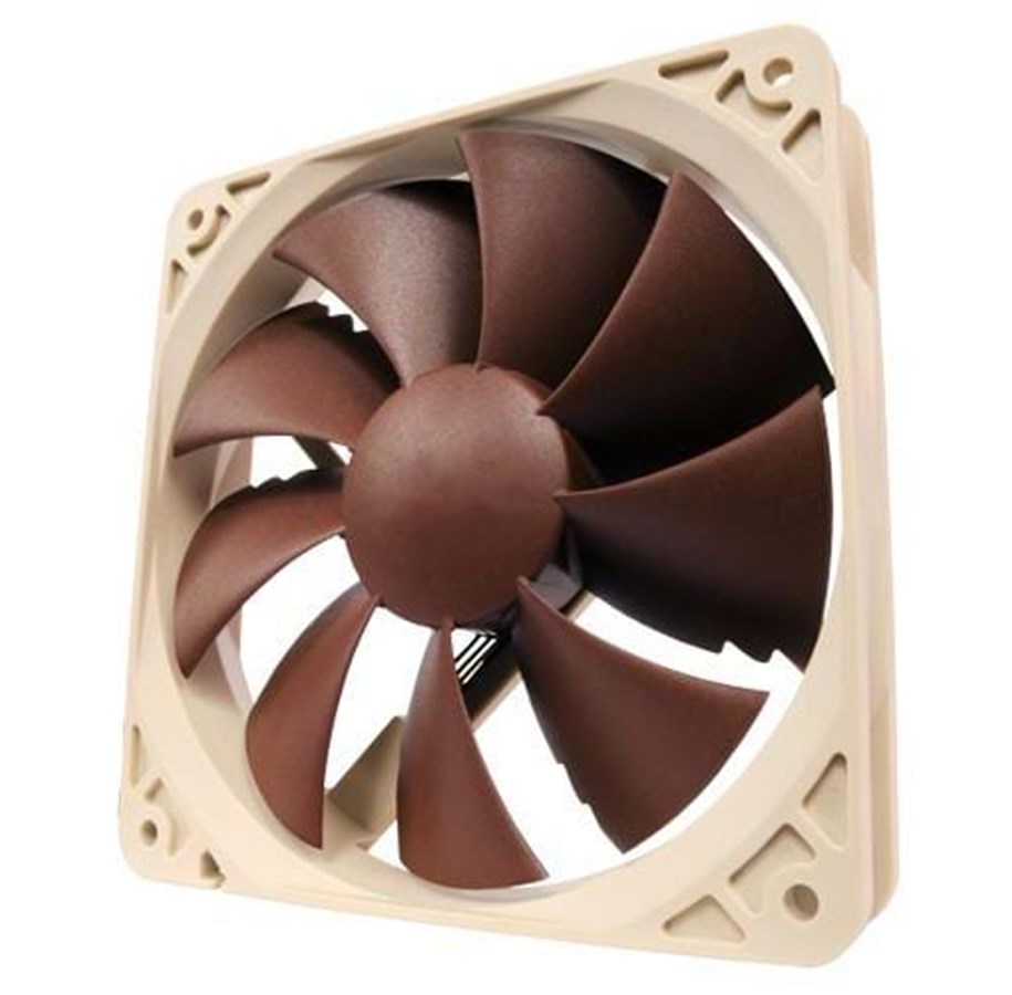 Kotelotuuletin - Noctua NF-P12 pulssinleveysmodulaatio - Kotelotuuletin - 120mm - Ruskea - 19 dBA - NF-P12 PWM