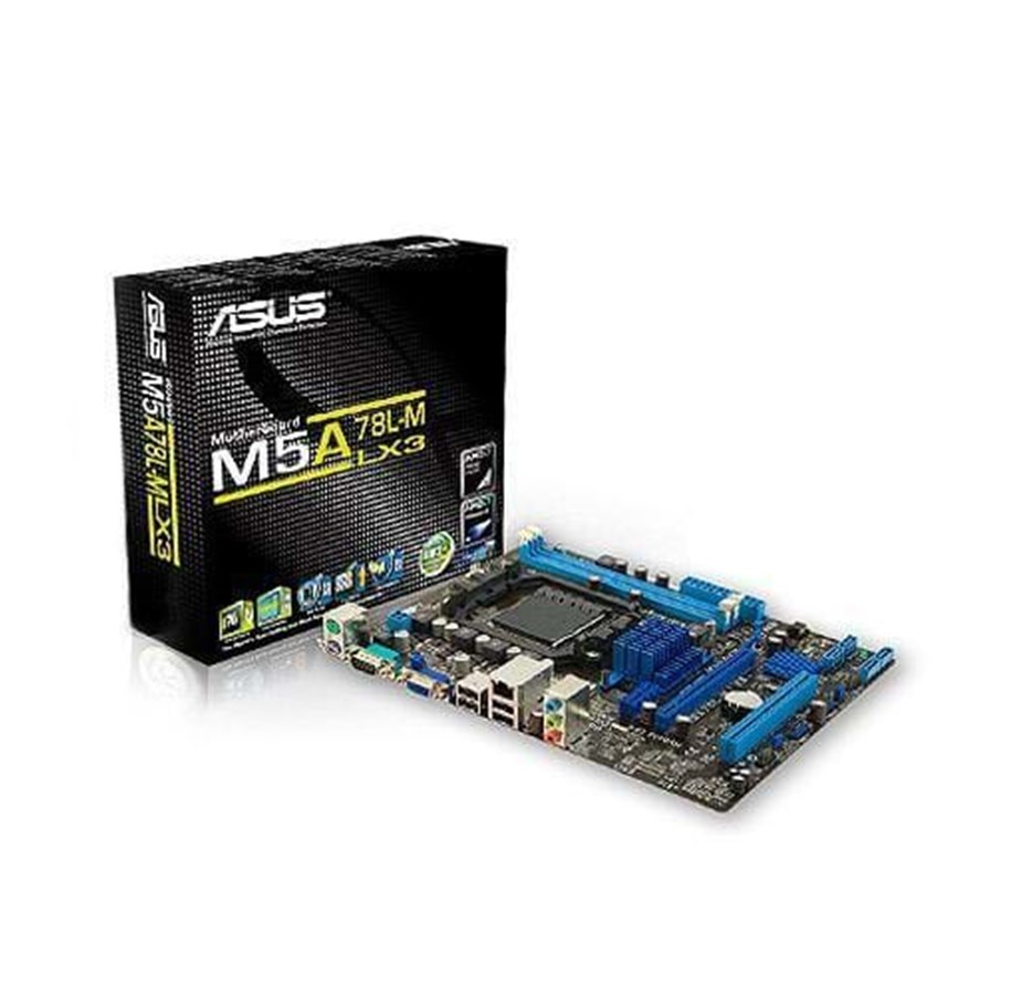 Emolevy - ASUS M5A78L-M LX3 Emolevy - AMD 760G - AMD AM3+ socket - DDR3 RAM - Micro-ATX - 90-MIBI40-G0EAY0GZ