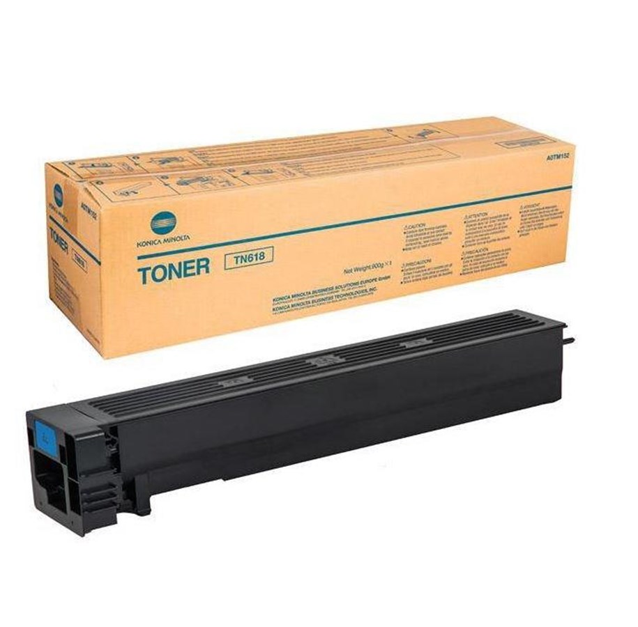 Mustepatruunat, värikasetit ja lisävarusteet - Konica Minolta TN-618 - Laser värikasetti musta - A0TM152