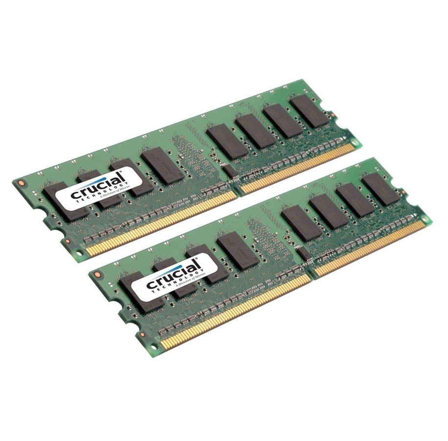 RAM - Crucial DDR2-1066 DC - 4GB - CT2KIT25664AA1067