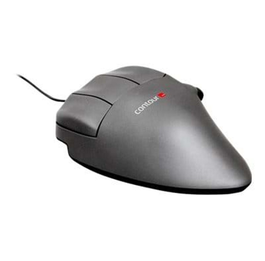 Hiiret - Contour Hiiri vasen - suuri - Ergonominen hiiri - Optinen - 5 painiketta - Harmaa - CMO-GM-L-L
