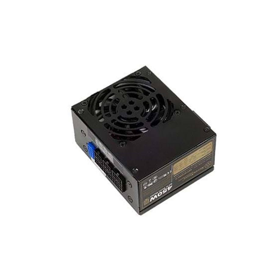 Virtalähde - SilverStone SFX Kulta Sarja - 450W Virtalähde - 450 Watt - 80 mm - ATX - 80 Plus Kulta sertifioitu - SST-ST45SF-G