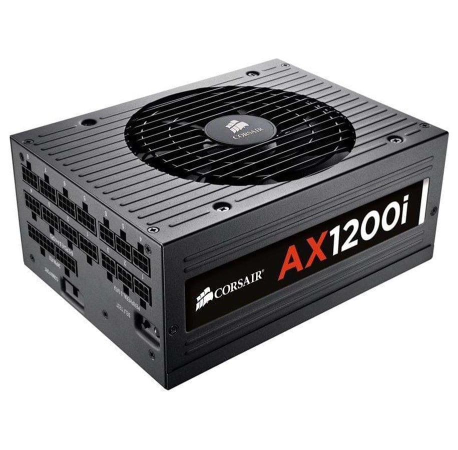 Virtalähde - Corsair AX1200i Virtalähde - 1200 Watt - 140 mm - ATX - 80 Plus Platina sertifioitu - CP-9020008-EU