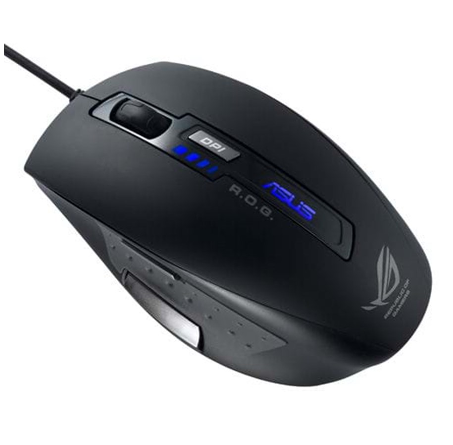 Hiiret - ASUS GX850 - Mouse - Black - Pelihiiri - Laser - 5 painiketta - Musta - 90-XB2Y00MU00000-