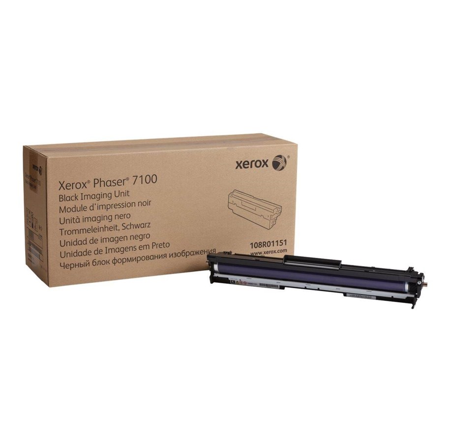 Mustepatruunat, värikasetit ja lisävarusteet - Xerox 108R01151 Musta Printer Imaging Unit - Tulostimen kuvayksikkö musta - 108R01151