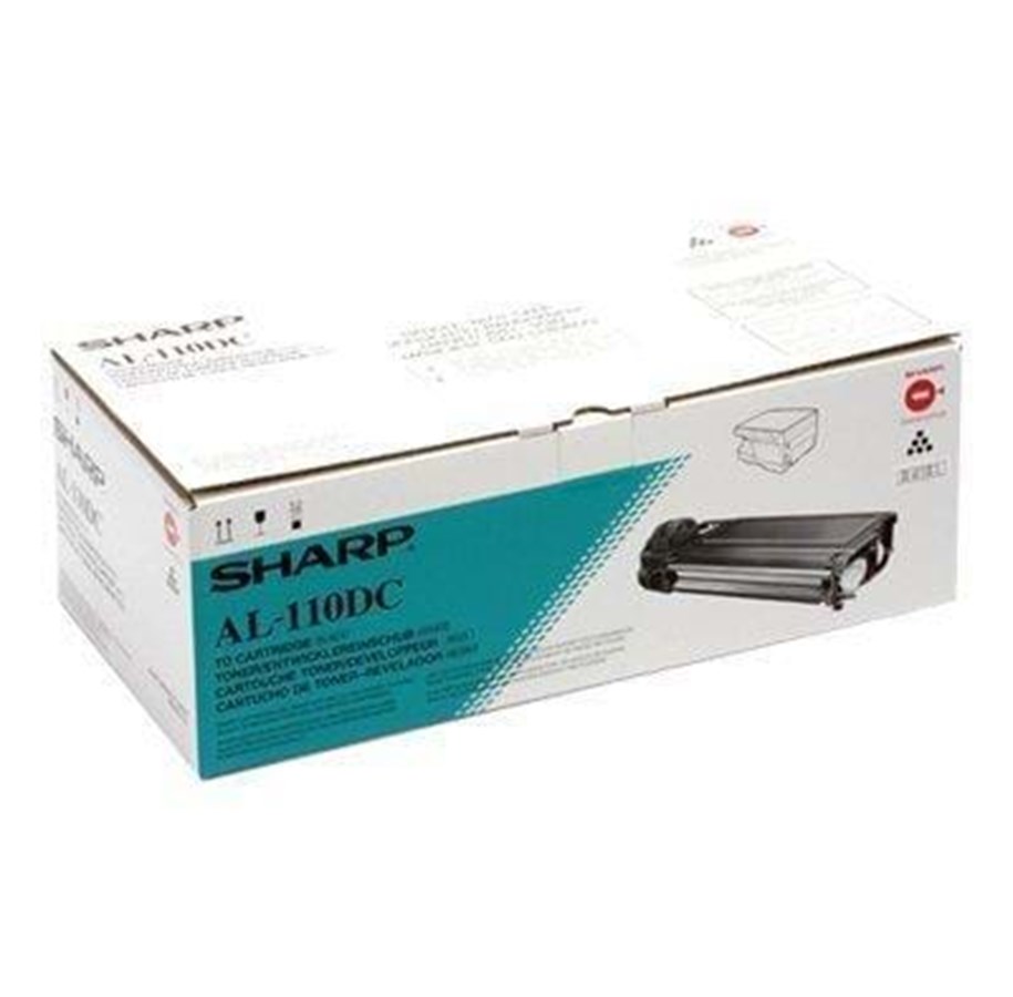 Mustepatruunat, värikasetit ja lisävarusteet - Sharp AL 110 tasavirta - Laser värikasetti musta - AL-110DC