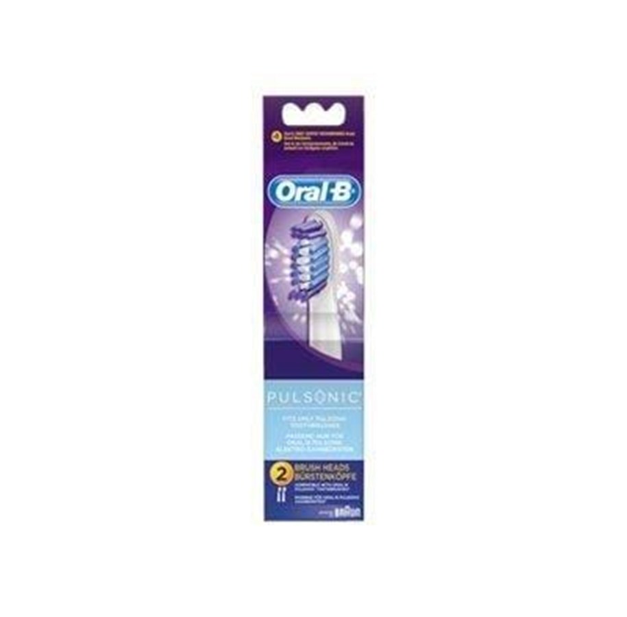 Sähköhammasharjat - Oral-B Hammasharjan vaihtopäät Pulsonic 2 pack - 852605