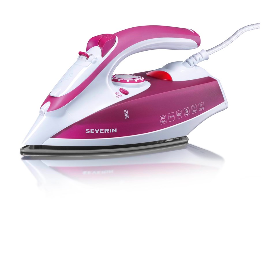 Silitysraudat  - SEVERIN höyrysilitysrauta BA 3243 - White/Purple - BA 3243