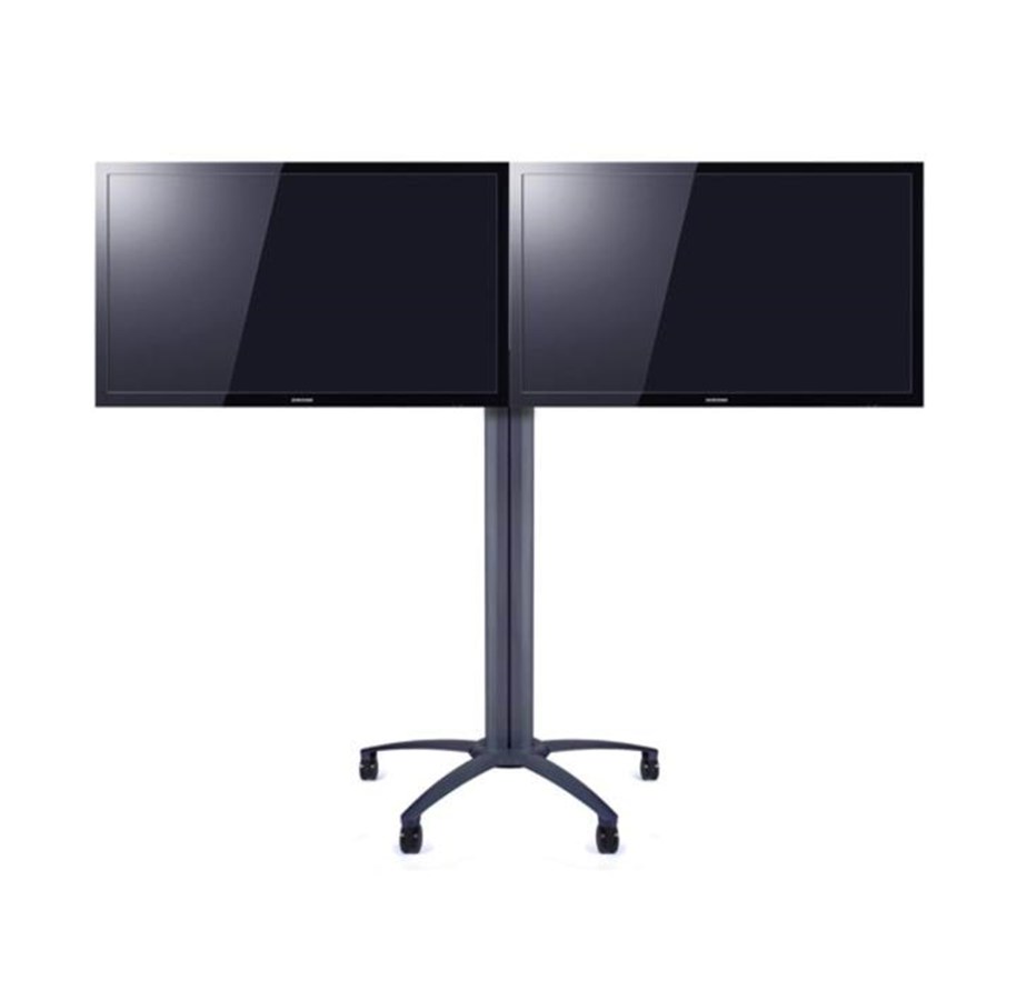 Seinäkiinnitys, AV-kiinnikkeet & AV-kalusteet - Multibrackets M Public Display Stand 180 Dual Black - Max 90 kg - recommended for 52" - 7350022736245