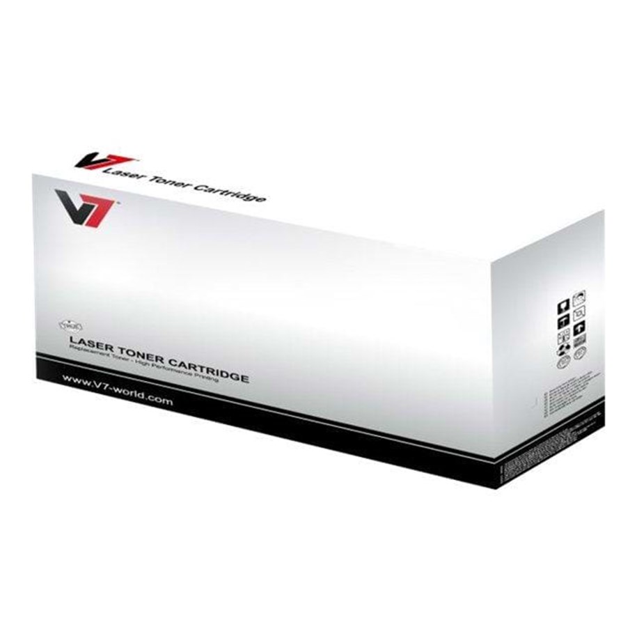 Mustepatruunat, värikasetit ja lisävarusteet - V7 TONER REMAN 716BK BLK SUPL - Laser värikasetti musta - V7-B03-CC716-BK