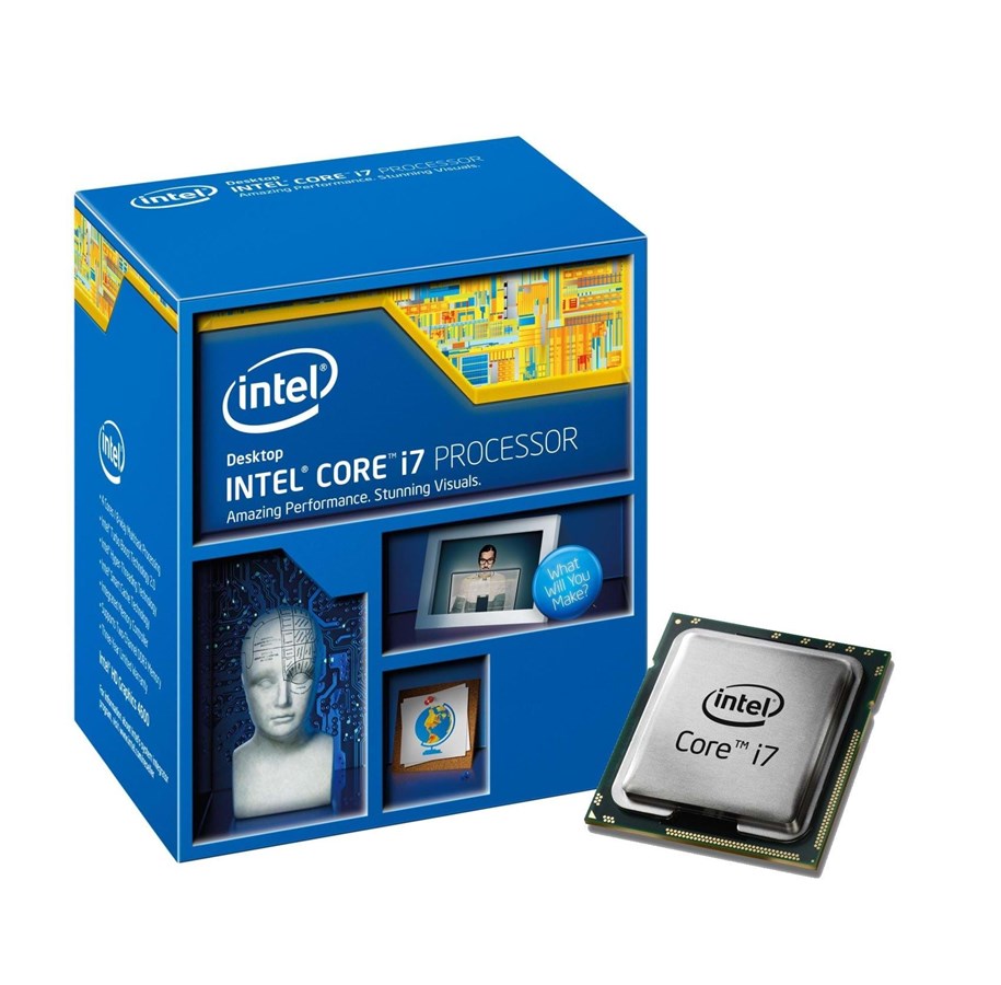 CPU - Intel Core i7-4770K Haswell CPU - 4 ydintä - 3.5 GHz - Intel LGA1150 - Intel Boxed (jäähdyttimen kanssa) - BX80646I74770K