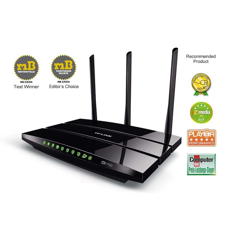 Reitittimet  - TP-Link Archer C7 - AC1750 - Wireless router Wi-Fi 5 - ARCHER C7