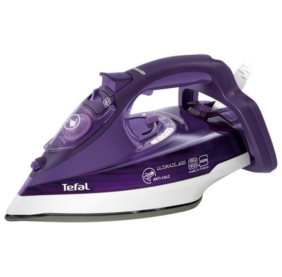 Silitysraudat  - Tefal höyrysilitysrauta Ultimate ANTI-CALC FV9640 - Purple - FV9640