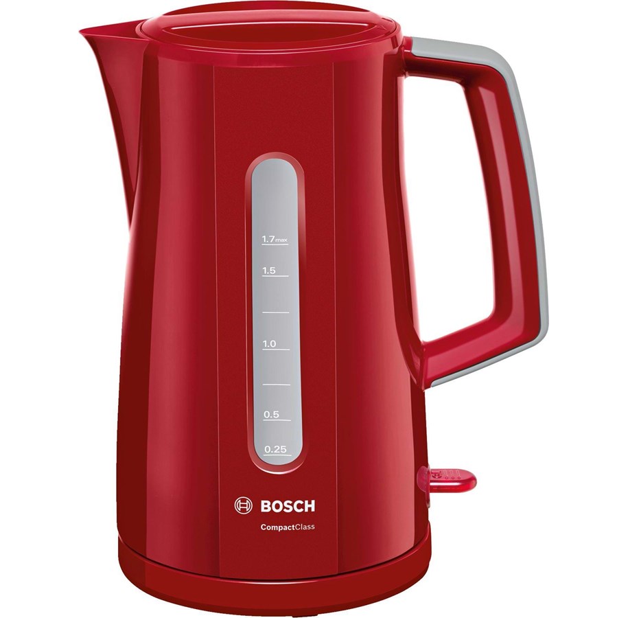 Vedenkeitin - Bosch Vedenkeitin CompactClass TWK3A014 - Punainen/harmaa - 2400 W - TWK3A014