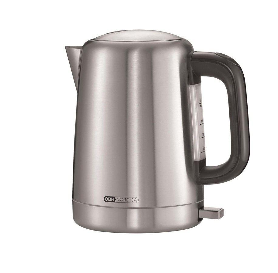 Vedenkeitin - OBH Nordica Vedenkeitin Kettle Gravity Steel - 7905 - Ruostumaton teräs - 2200 W - 7905