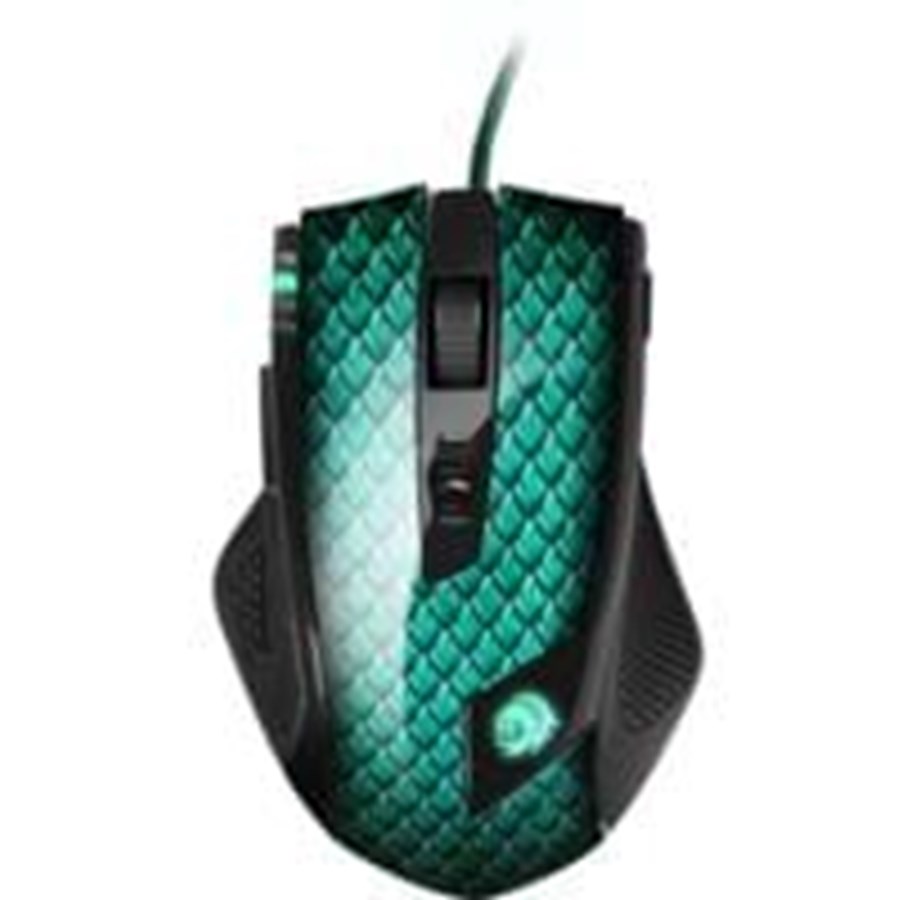 Hiiret - Sharkoon Drakonia - Vihreä - Hiiri - Laser - 11 painiketta - 4044951012527