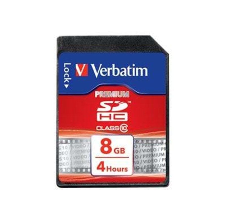 Muistikortti - Verbatim SDHC - 8 GB - Class 10 - 43961