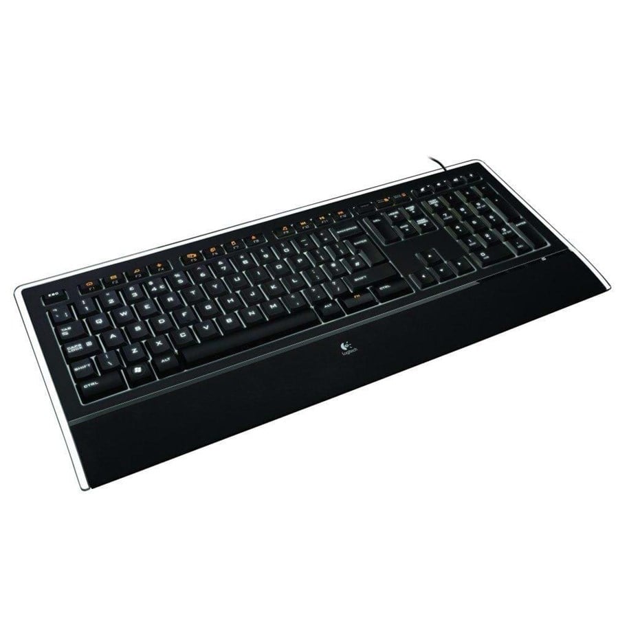 Näppäimistöt - Logitech K740 Illuminated Keyboard - ND - Näppäimistö - Pohjoismainen - Musta - 920-005692