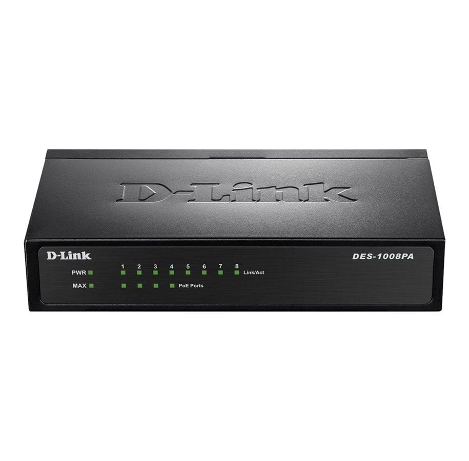 Kytkimet - D-Link DES-1008PA - 8-portin kytkin - DES-1008PA/E