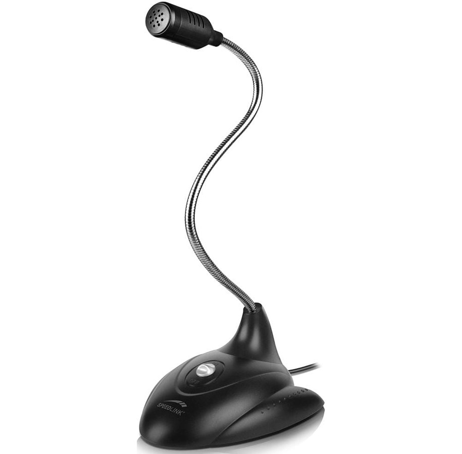 Mikrofonit - Speed-Link Spee LUCENT Flexible Desktop Micro - SL-8707-SBK