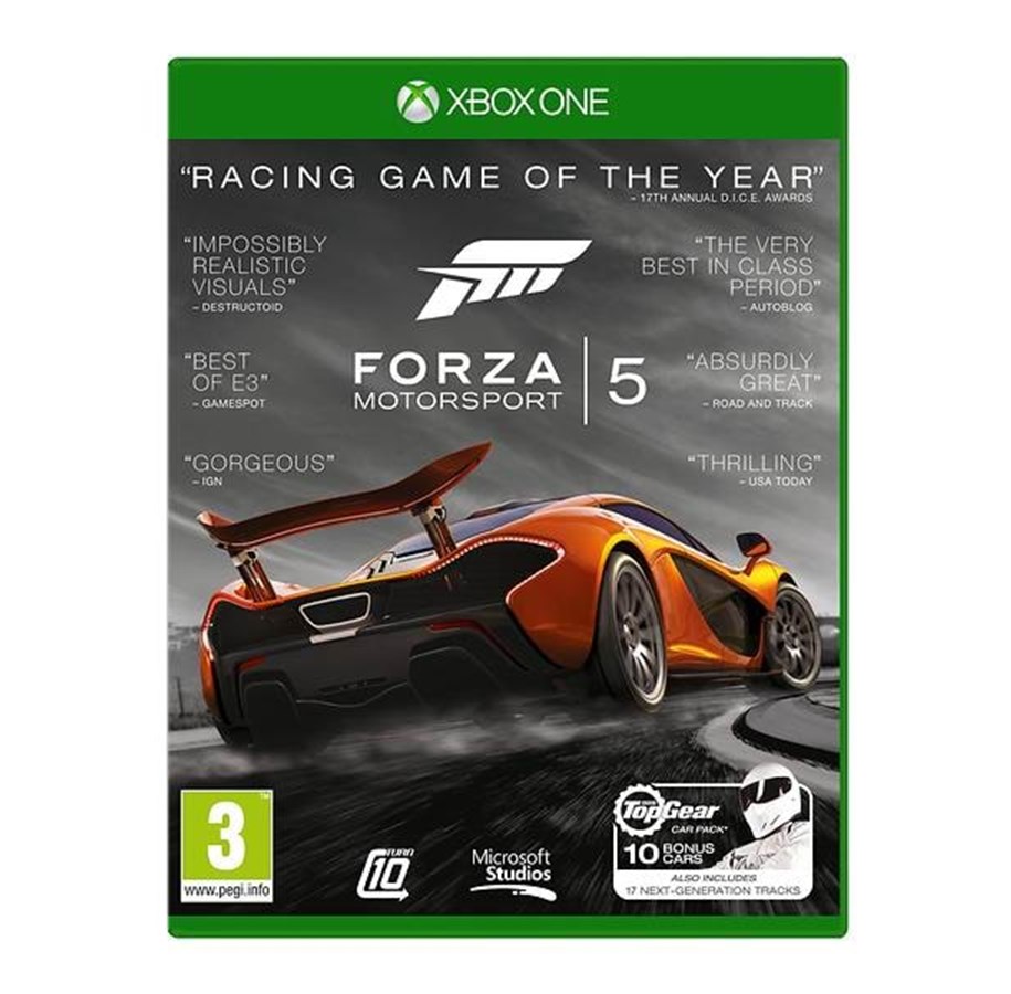 Pelit - Forza Motorsport 5: Game of The Year Edition - Microsoft Xbox One - 12 - Kilpa-ajo - 0885370661934