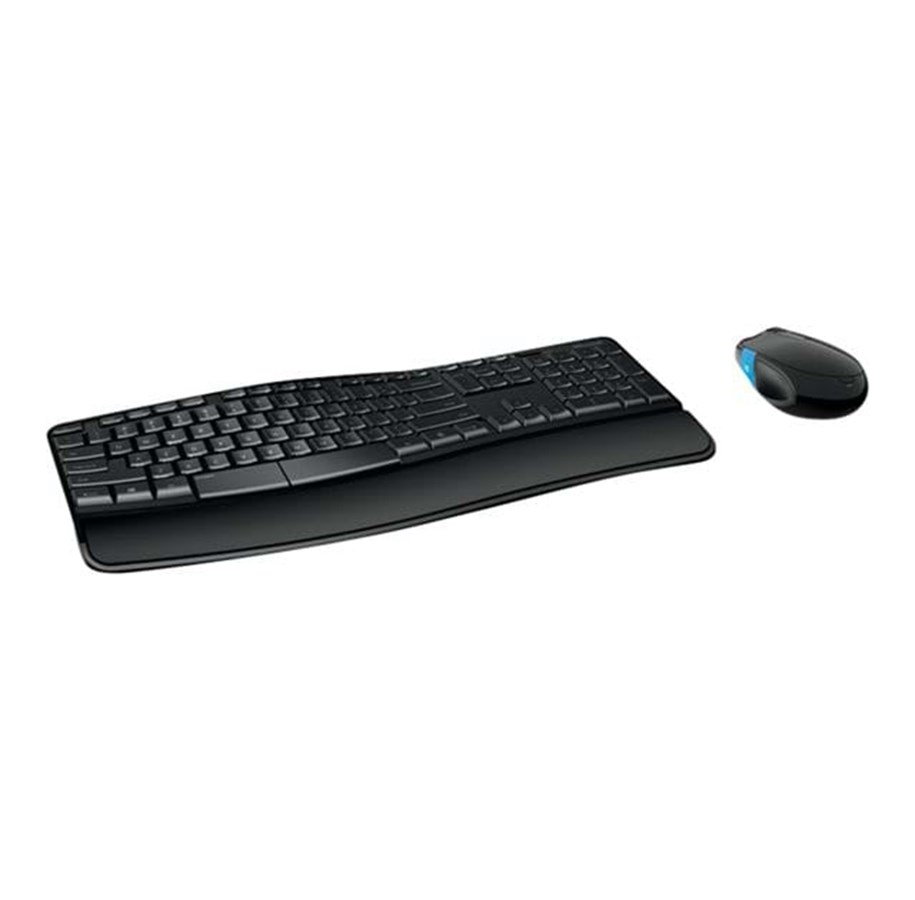 Näppäimistöt - Microsoft Sculpt Comfort -työpöytä - Iso-Britannia - Näppäimistö ja Hiirisetti - Englanti - Musta - L3V-00021
