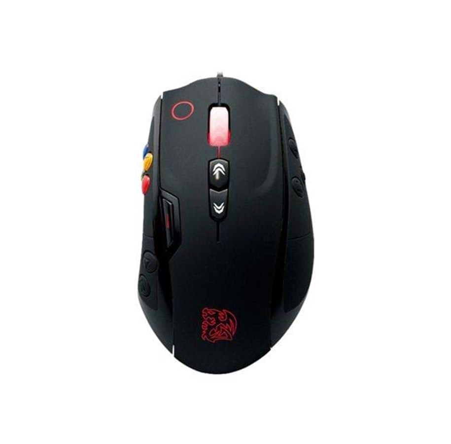 Hiiret - Thermaltake Tt eSPORTS VOLOS - Hiiri - Laser - 14 painiketta - Musta - MO-VLS-WDLOBK-01