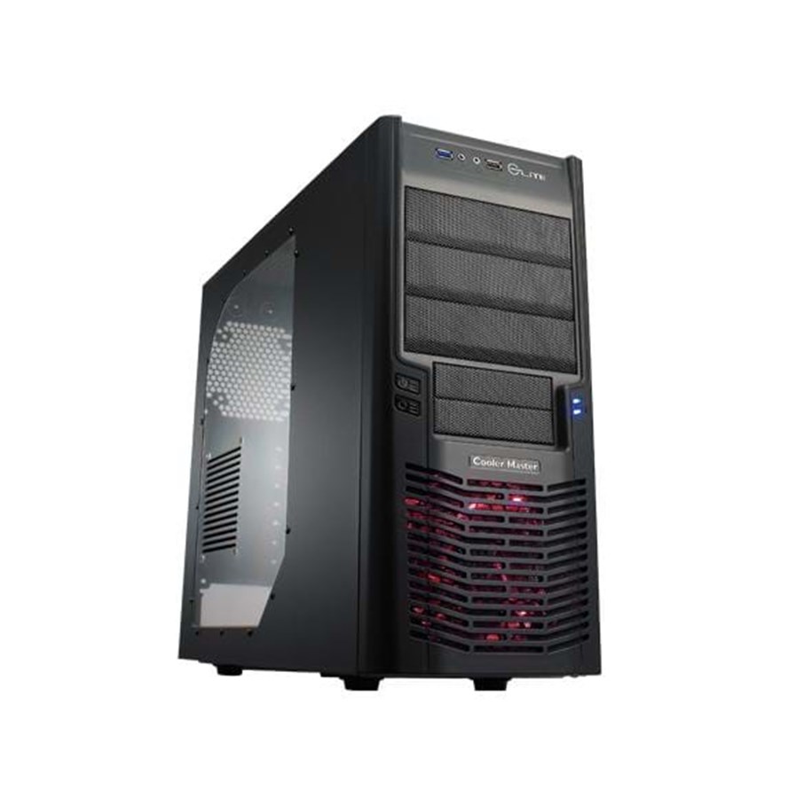 Kotelot - Cooler Master Elite 430 USB 3.0 - Black - Kotelot - Miditower - Musta - RC-430-KWN6