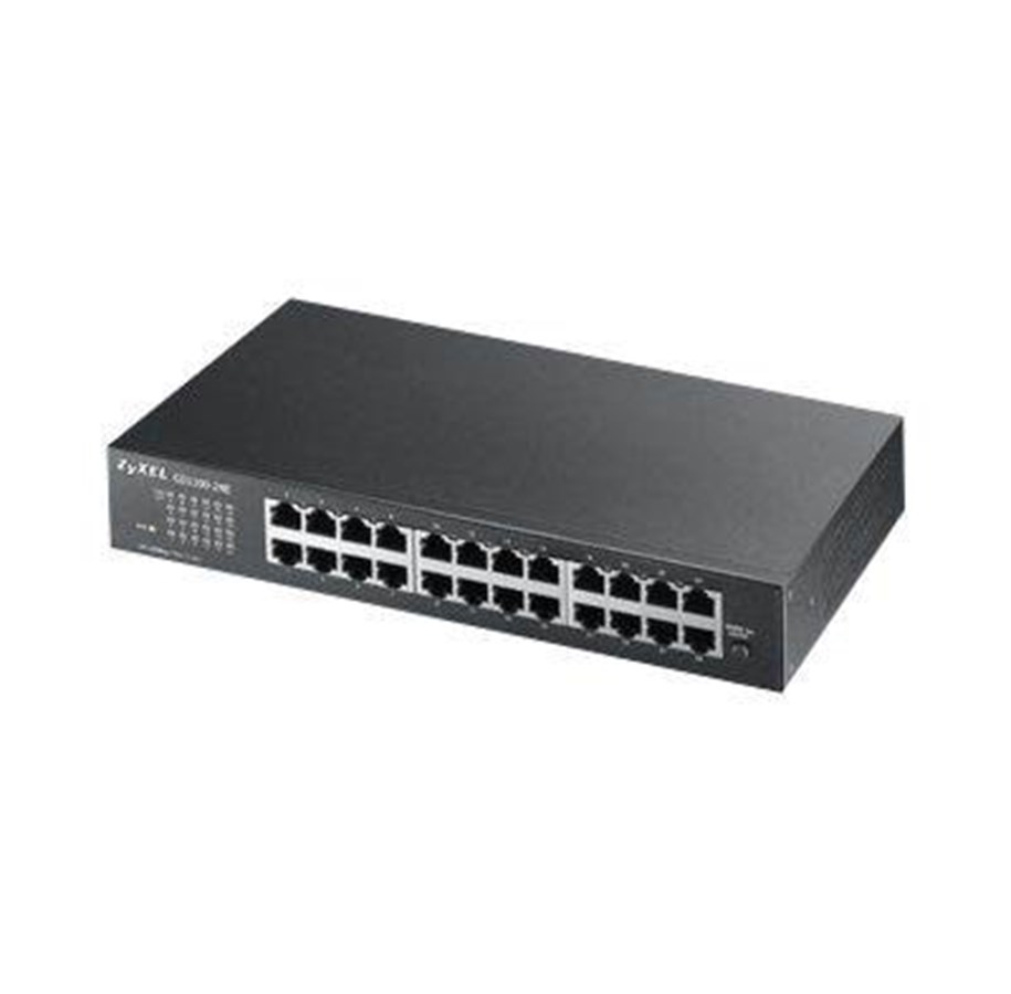Kytkimet - ZyXEL 24-port gbe unmanaged switch gs1100-24e-eu0102f - GS1100-24E-EU0101F