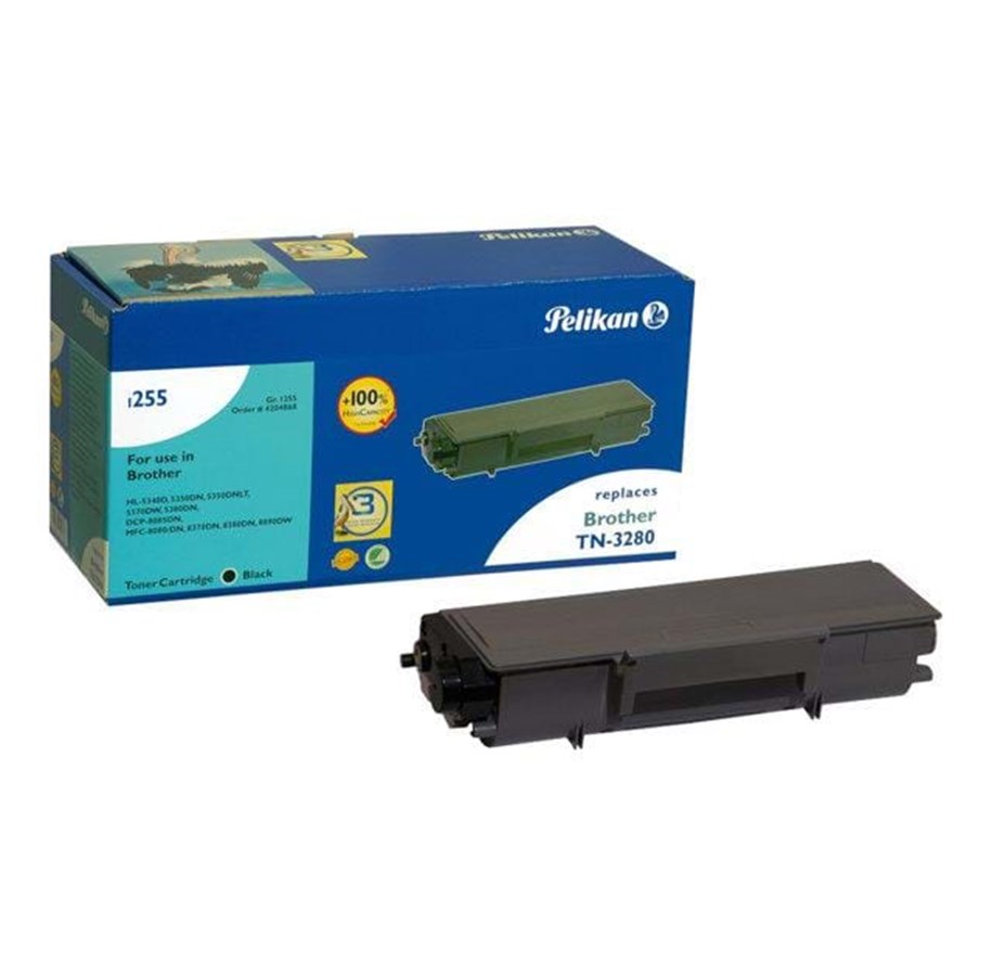 Mustepatruunat, värikasetit ja lisävarusteet - Pelikan 1255HC - Laser värikasetti musta - 4204868