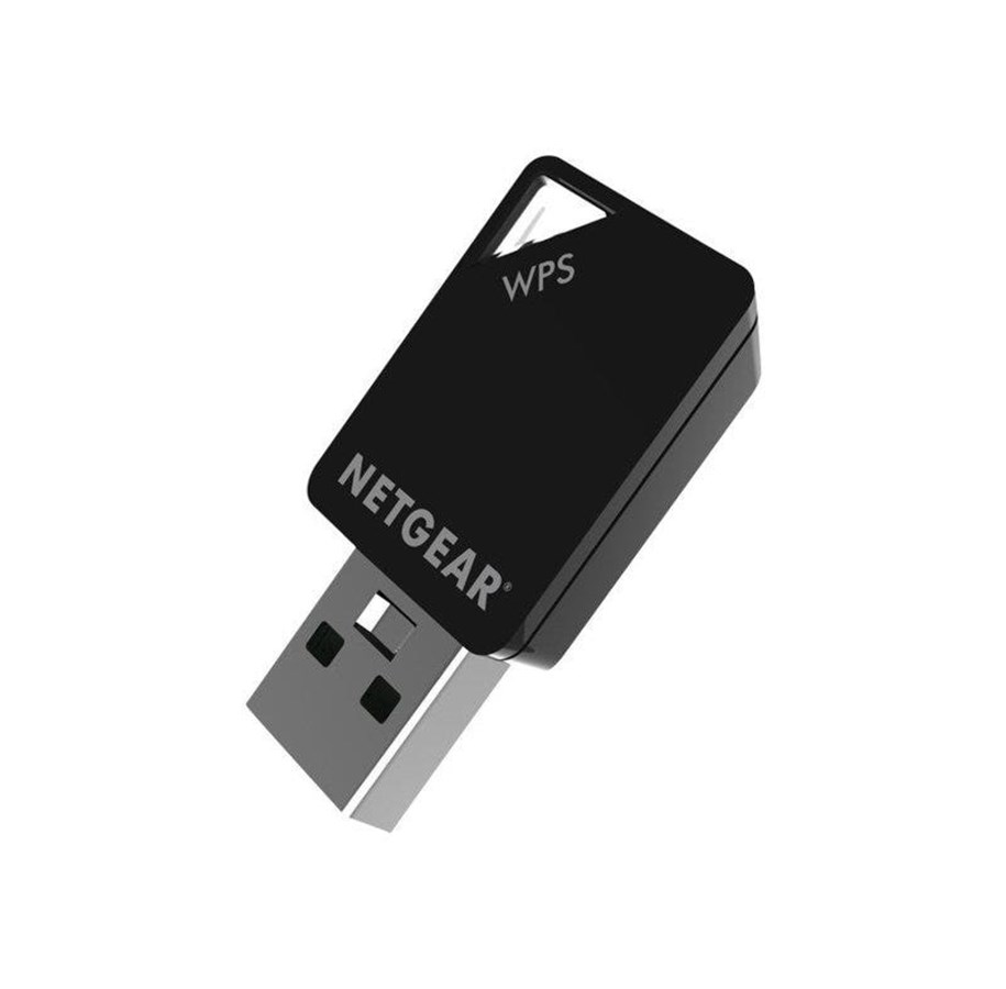 Verkkokortit (verkkosovittimet, tulostuspalvelimet jne.) - Netgear A6100 AC600 USB 2.0 WiFi -sovitin - A6100-100PES