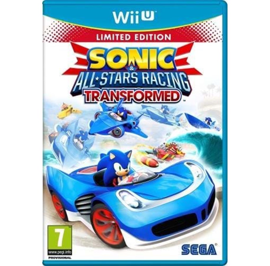 Pelit - Sonic All-Star Racing: Transformed Special Edition - Nintendo Wii U - 12 - Kilpa-ajo - 5055277019885